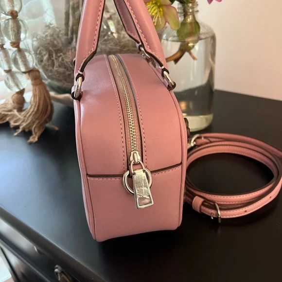 Coach Lavender Floral Appliqué Satchel 💜 🌼 Brand New from Coach with Tags - Picture 6 of 11